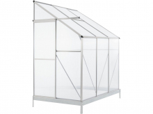 Hliníkový boční skleník 21047 včetně základů, 1,92 x 1,27 m, PC 4 mm (InternetovaZahrada)