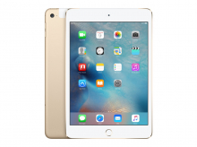APPLE iPad Mini 4 WiFi + Cellular, 128 GB, zlatý (MK782FD/A)