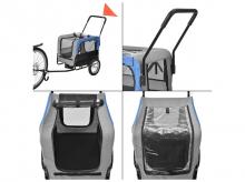 Cyklistický vozík pro psy ABBT-3154, 2v1, 143 x 67 x 96 cm