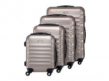 Sada cestovních kufrů Rom 51606, 4dílná, z tvrdé skořepiny, tichá kolečka, teleskopická rukojeť