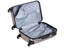 Sada cestovních kufrů Rom 51606, 4dílná, z tvrdé skořepiny, tichá kolečka, teleskopická rukojeť