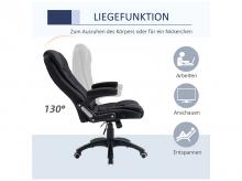 Kancelářská židle 921-416BK, počítačová, výškově nastavitelná, ergonomická, černá, 65 x 72 x 100-120 cm