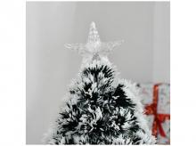 Umělý vánoční stromek 830-400V90, s LED světlem, sedmibarevný, 90 větví, PVC, kov, 48 x 90 cm