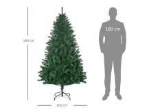 Umělý vánoční stromek 830-244, 1000 větví, s kovovým stojanem, 180 cm