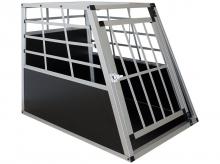 Přepravní box pro psy 26962, hliníkový, robustní a snadno udržovatelný, mřížka dveří uzavíratelná, L, 91 x 65 x 69 cm