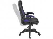 Kancelářská židle Montreal 28212, herní židle, ergonomická, otočná, výškově nastavitelná a polstrovaná, do 120 kg, fialová