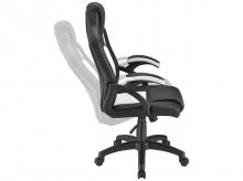 Kancelářská židle Montreal 28219, herní židle, ergonomická, výškově nastavitelná, polstrovaná, do 120 kg, bílá
