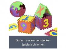 Dětská podložka puzzle 36300, hrací podložka, koberec z EVA pěny, protiskluzový, izoluje chlad a tlumí hluk, 189 × 189 cm