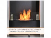 Etanolový krb 820-212, hořák na bioetanol, 1993 W, 1,5 l, doba hoření 3 hodiny, bez kouře, volně stojící, 60 x 20 x 79 cm