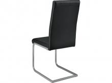 Jídelní židle 51312, 2 ks, moderní jídelní židle s kovovým rámem a umělou kůží, 41 x 52 x 101 cm