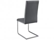 Jídelní židle 51332, 2 ks, moderní jídelní židle s kovovým rámem a umělou kůží, 41 x 52 x 101 cm