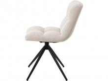 Jídelní židle Dallas 51351, 2 ks, látkový potah, židle do 120 kg, manšestr, béžová