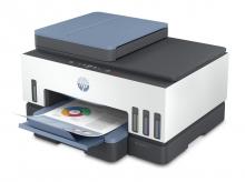 Multifunkční inkoustová barevná tiskárna HP smart tank 795, 4800 x 1200 DPI, bílomodrá