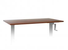 Deska psacího stolu ONECONCEPT Multidesk Comfort, 120x65 cm, Multiplex, Melamin, vlašský ořech