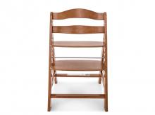 Jídelní židlička HAUCK Alpha Plus, dřevěná, oříšek