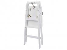 Jídelní židlička SAFETY 1ST skládací dřevěná Nordik, bílá