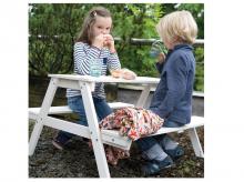 Dětská venkovní pikniková souprava ROBA Picnic Deluxe pro 4, šedá