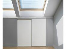 Sada posuvných dveří OPTIMUM, 120 x 120 cm, bílá