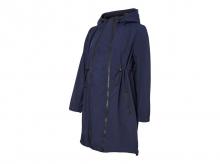 Těhotenská softshellová bunda MAMA LICIOUS Shella 3v1 ML, navy blazer, velikost M