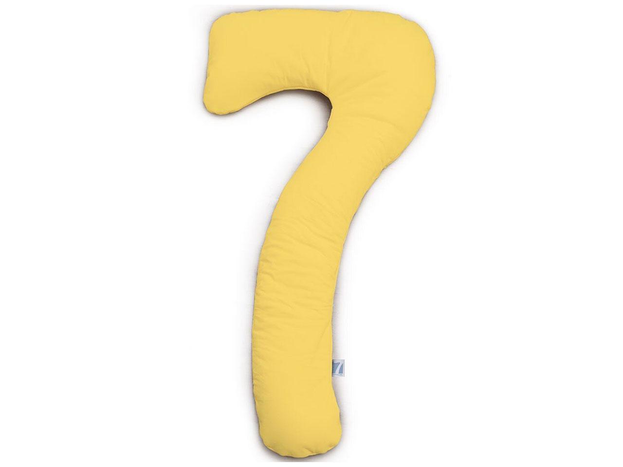 Kojící polštář THERALINE my7 design Jersey, světle žlutý