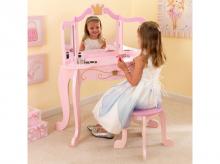 Kosmetický stolek s židličkou KIDKRAFT Princesss (24913)