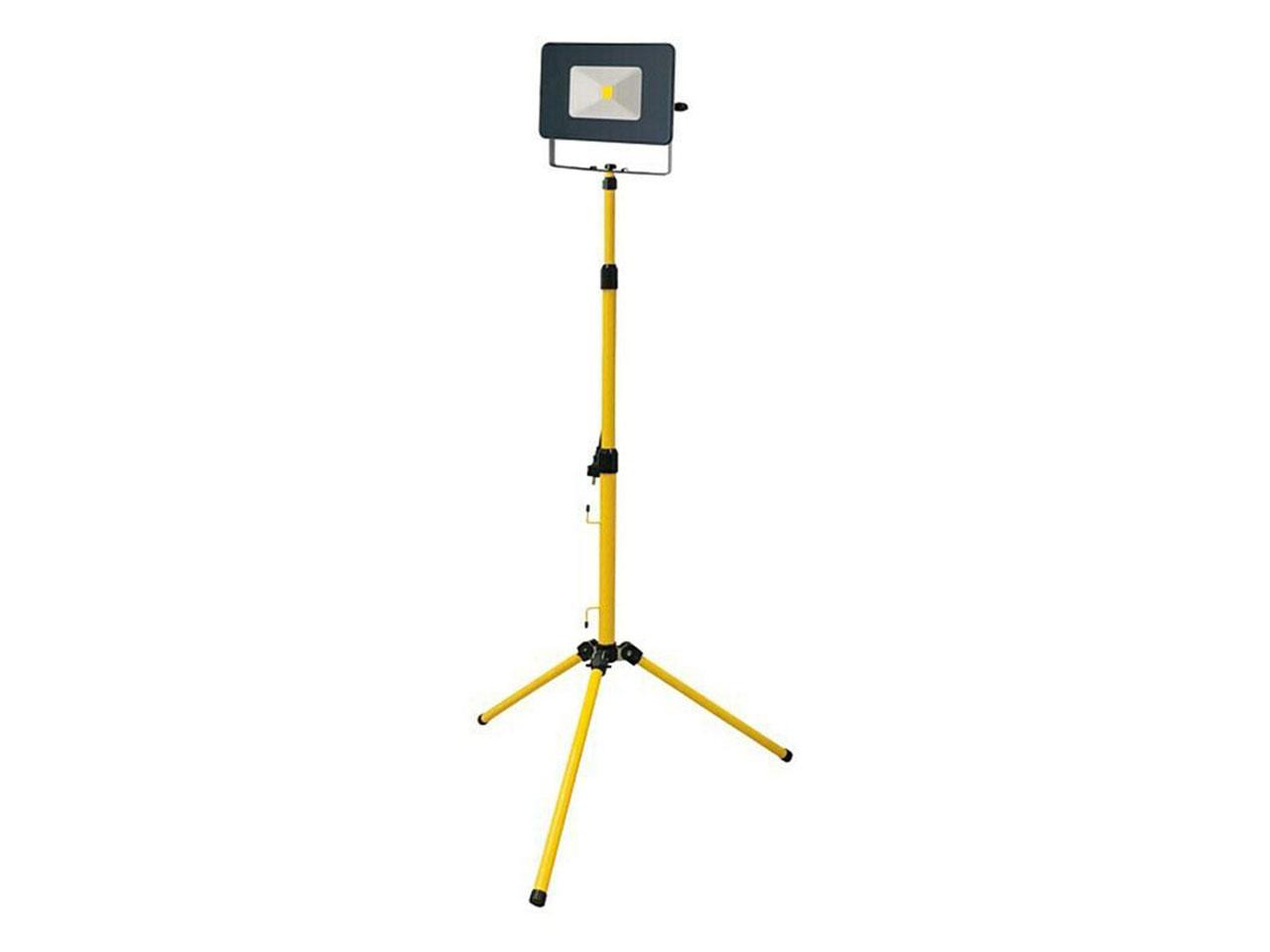 LED reflektor se stojanem PROFI DEPOT, 30 W, žlutý