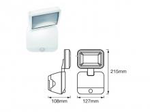 Venkovní nástěnné svítidlo LEDVANCE Single, bílé