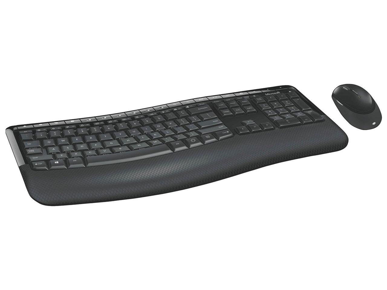 Bezdrátová klávesnice a myš MICROSOFT Wireless Comfort Desktop 5050, DE, QWERTZ (PP4-00008)