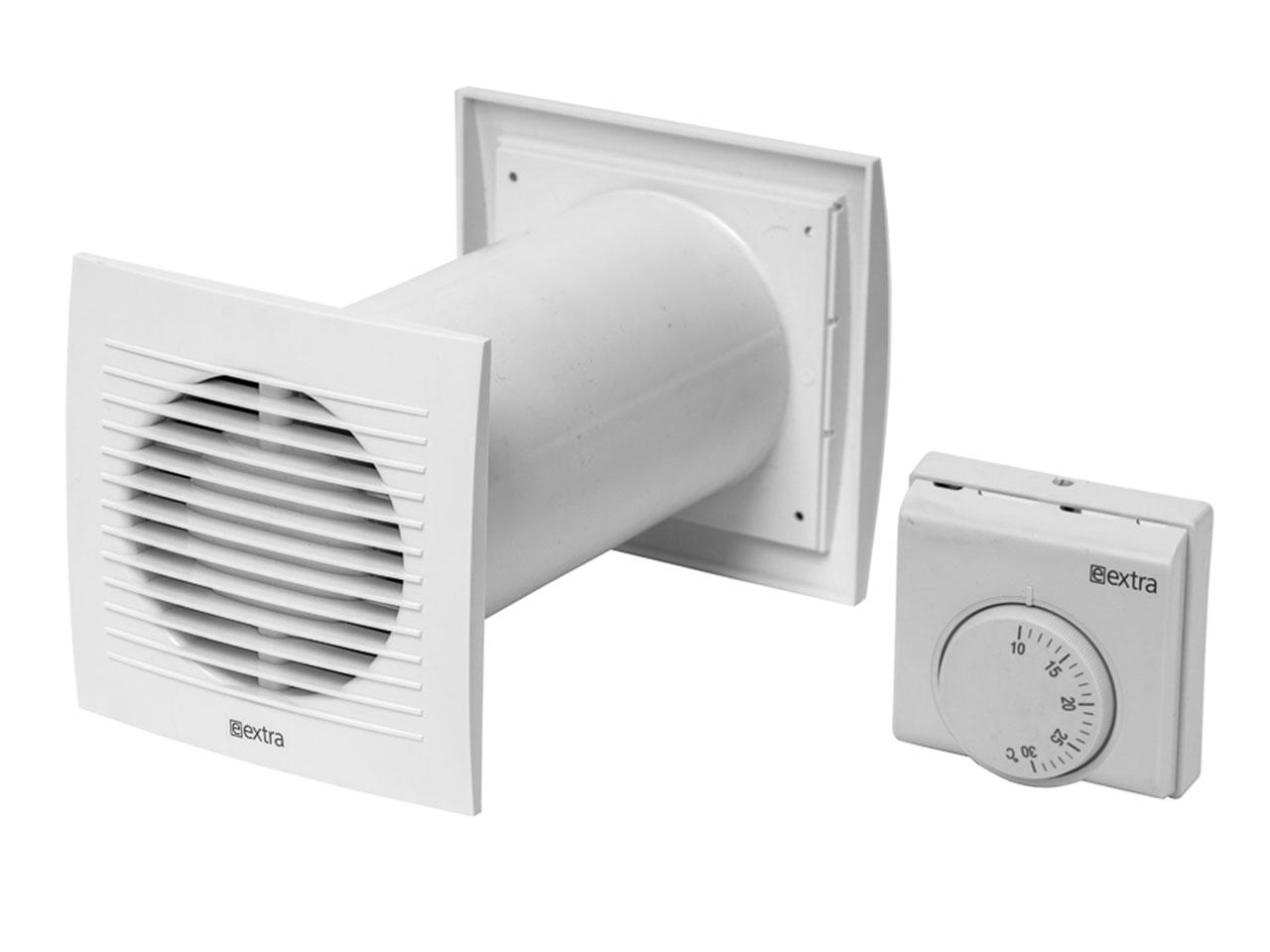 Ventilátor s termostatem EUROPLAST SPKT100