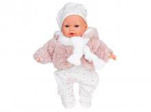 Realistická panenka ANTONIO JUAN Kika, miminko, holčička, v zimním oblečku