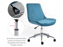 Kancelářská židle HOMCOM 836-134BU