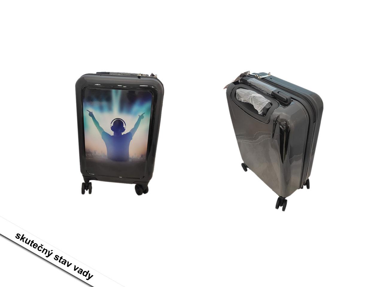 Cestovní kufr MEINTROLLEY Music DJ S, 55cm, 32l, černý