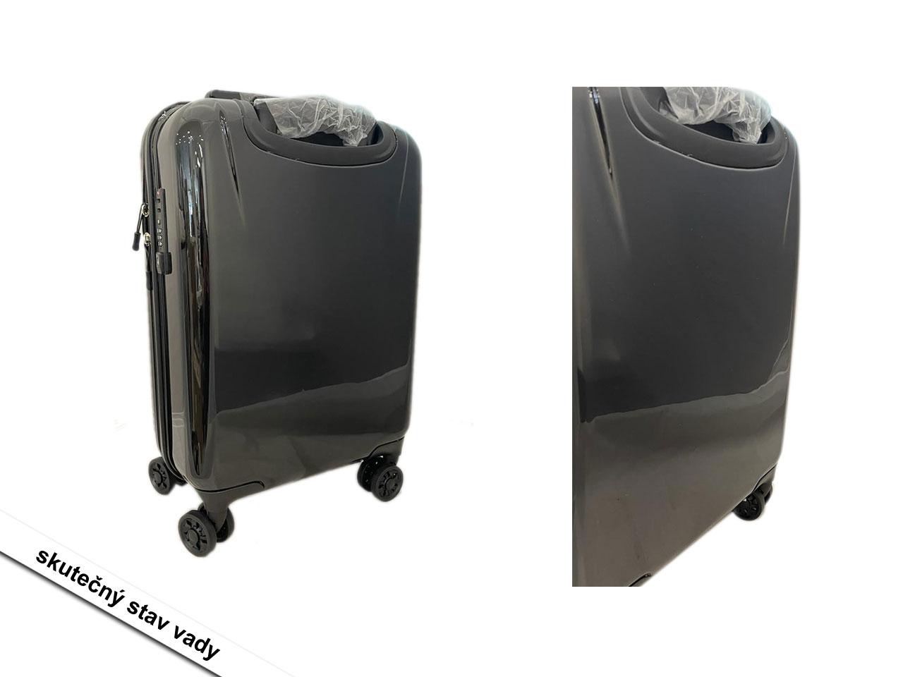 Cestovní kufr MEINTROLLEY, 55cm, 32l, černý