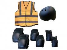 Set helmy, vesty a chráničů ICONBIT Protector-Kit, vel. M