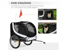 Přívěsný vozík pro psa PAWHUT B4-0003-029