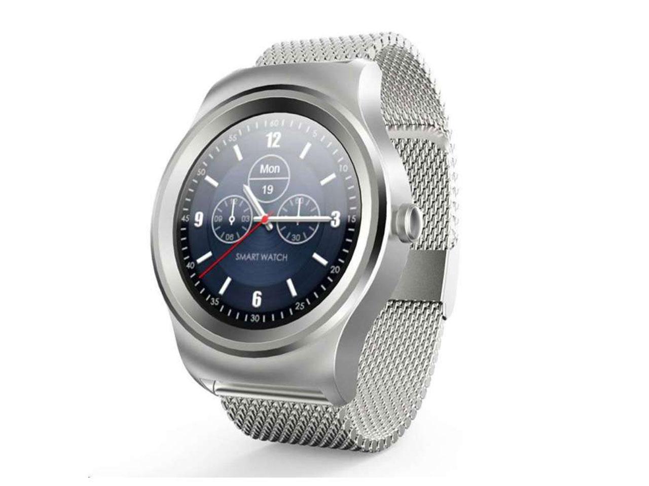 Chytré hodinky BML bWatch Alpha, stříbrné