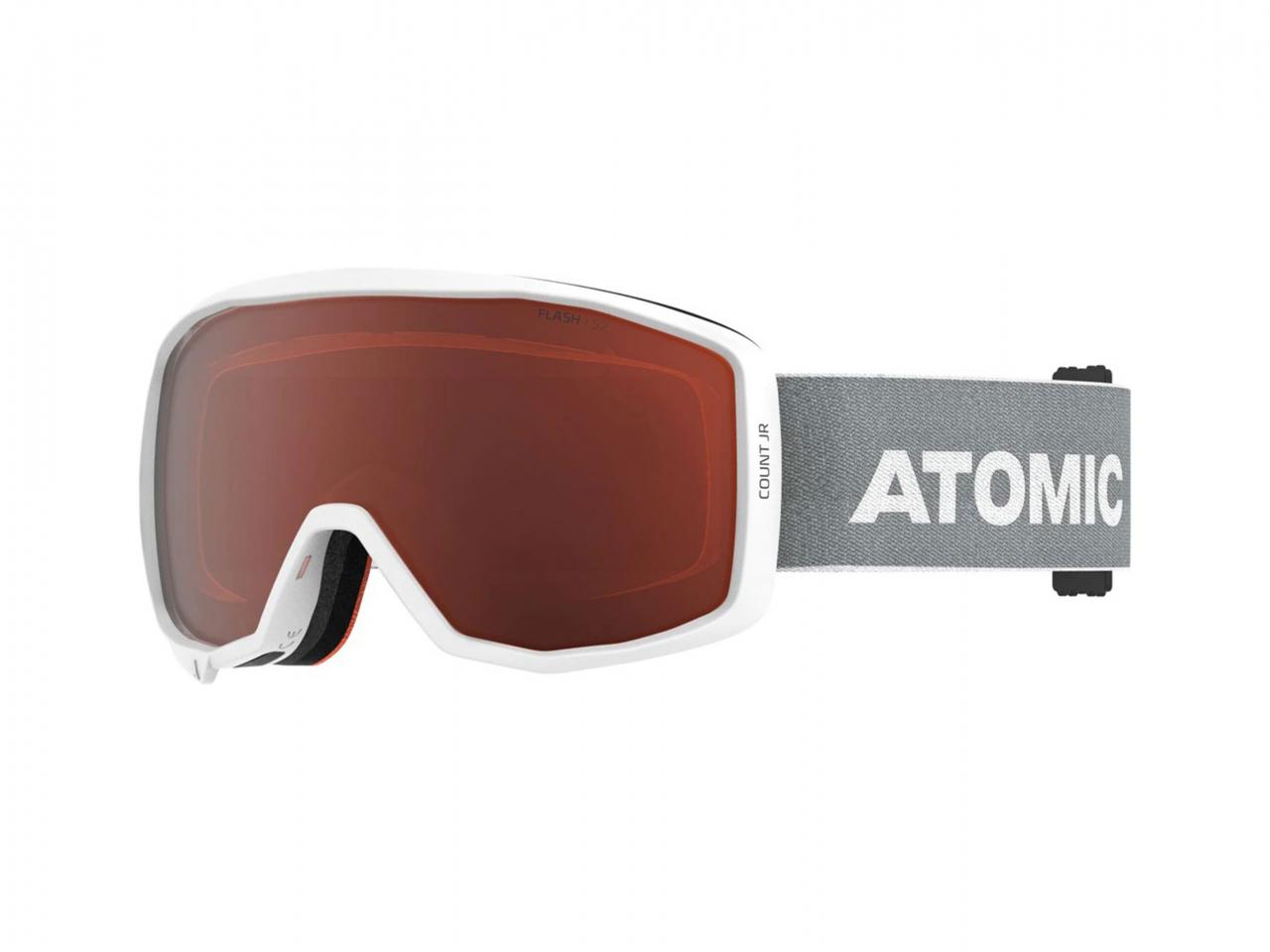 Lyžařské brýle ATOMIC Count JR, bílé/oranžové
