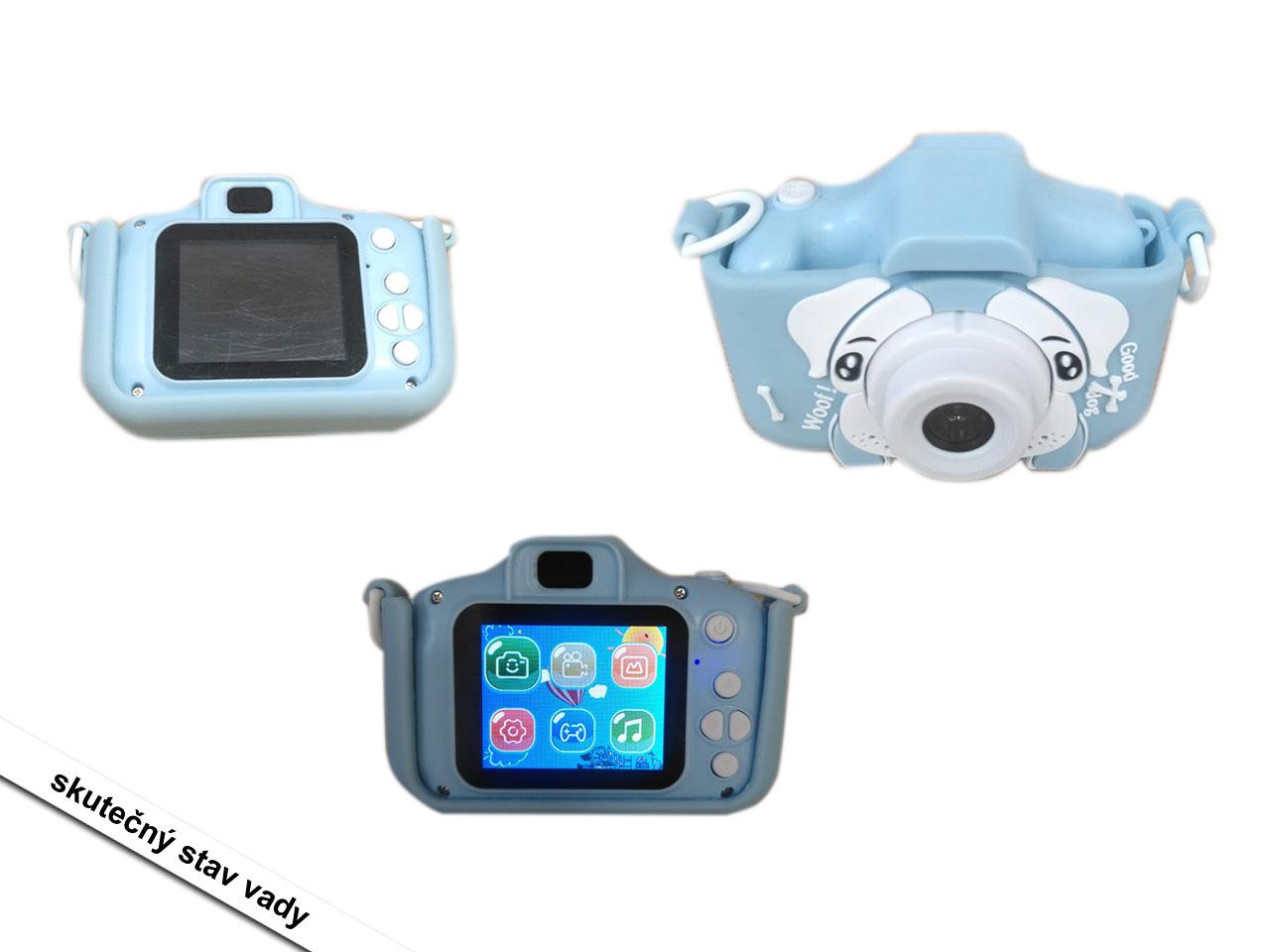 Dětský fotoaparát MG X5 Dog - modrý
