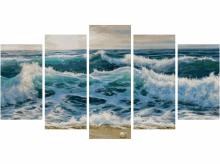 Malování podle čísel SCHIPPER Rozbouřené moře, 72 x 132 cm