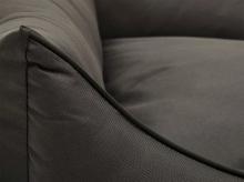 Pelech obdélníkový ARGI, snímatelný potah z polyesteru, XL, šedý