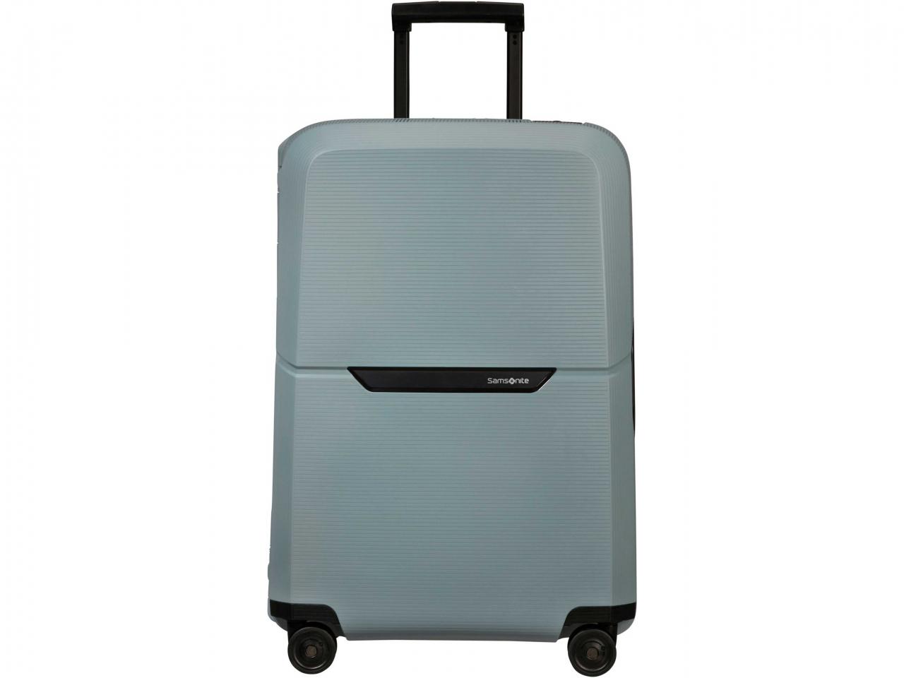 Skořepinový kufr SAMSONITE Magnum Eco M, 82l, světle modrá