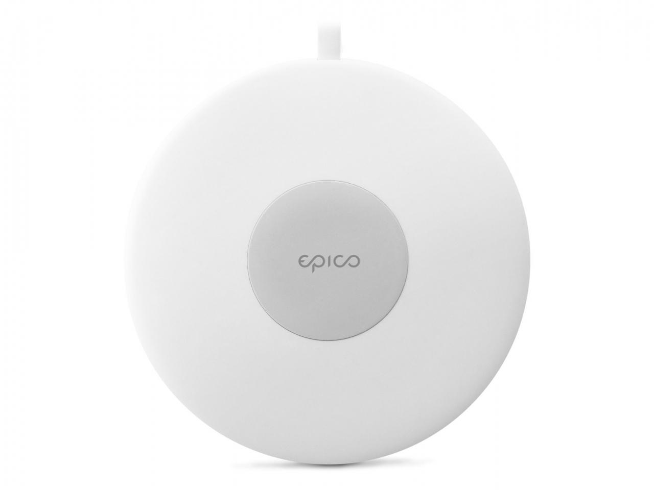 Bezdrátová nabíječka EPICO Slim wireless pad 10 W/7,5 W/5 W, bílá (9915101100053)