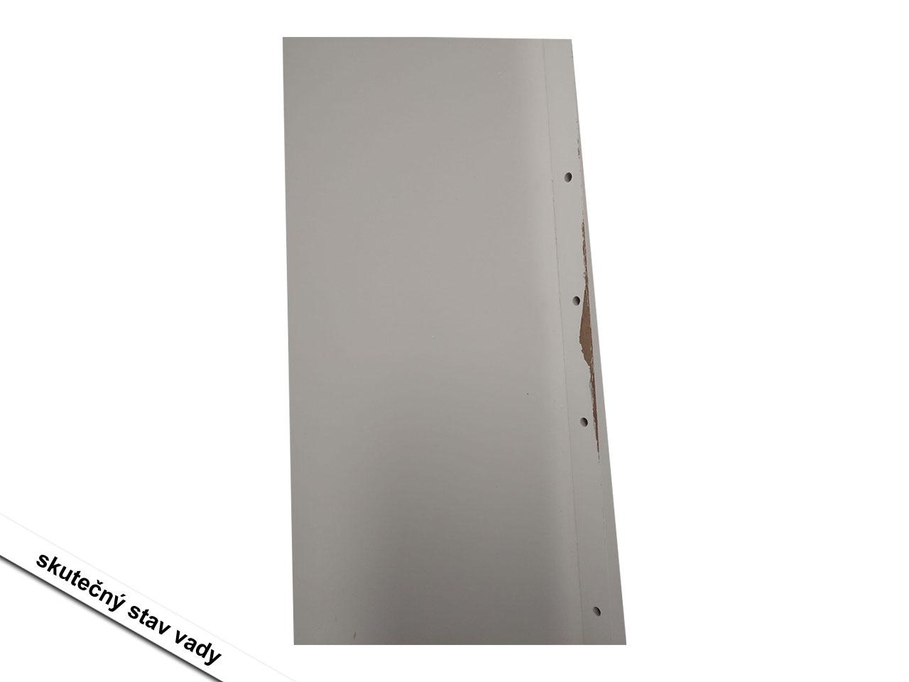 Koupelnová skříňka HW66188, s nastavitelnými policemi, dvoukřídlé dveře, bílá, 60 x 30 x 80,5 cm