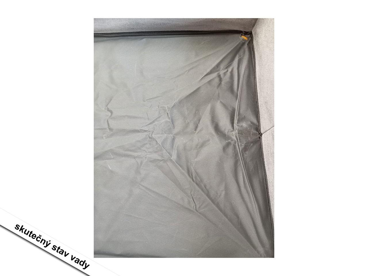 Pelíšek pro psy D04-238, s polštářem, měkký, polstrovaný, pratelný potah, šedý, 81 x 56 x 23,5 cm