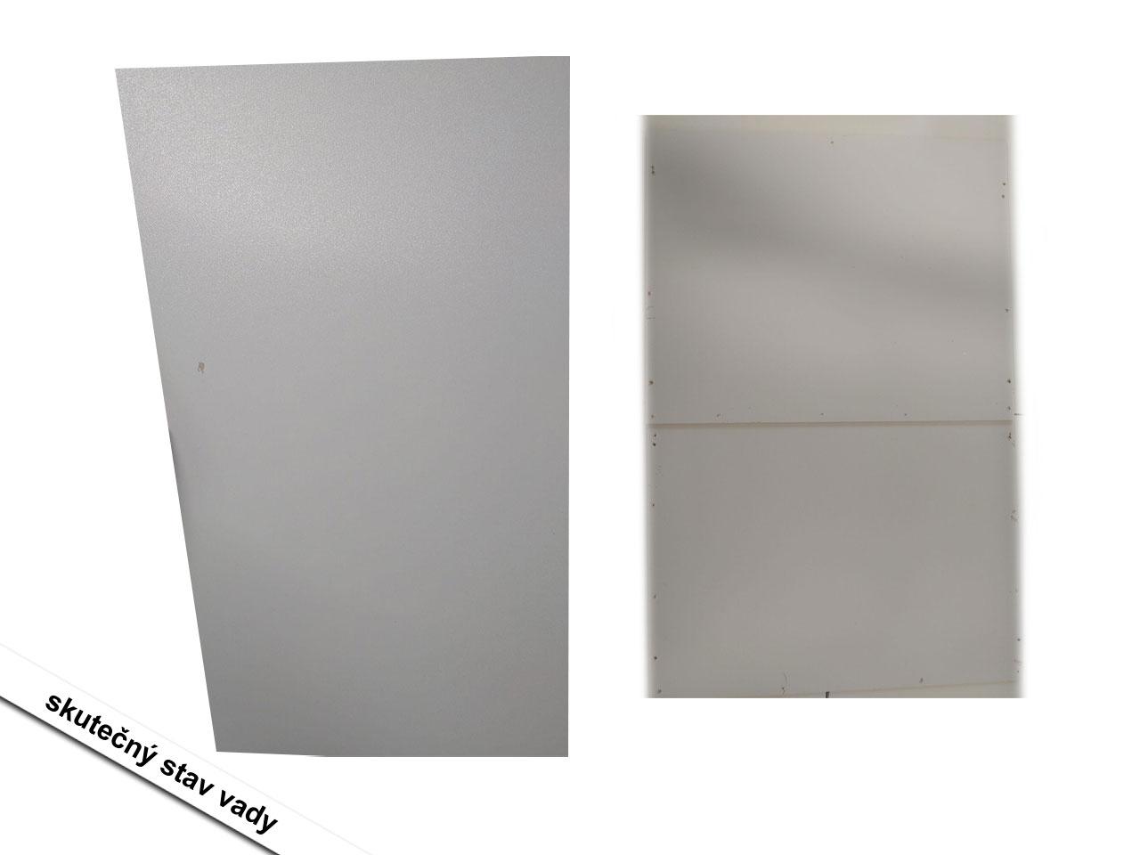 Noční stolek Ruben, dřevěný, bílý, 38 x 66,6 cm