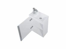 Koupelnový set RIVA Joy, bílý 66 x 45,5 x 27,5 cm