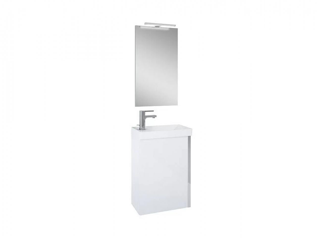 Koupelnový set RIVA Joy, bílý 66 x 45,5 x 27,5 cm