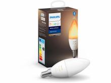 LED Žárovka PHILIPS Hue White Ambiance Bluetooth, E14, 6W, 470lm, 2200-6500K, studená bílá (8718699726294)