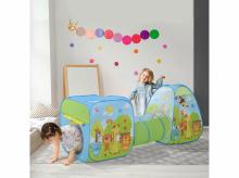 Dětský hrací stan 345-011, 3dílný, tunelový, polyester, od 3 let, 230 x 74 x 93 cm 
