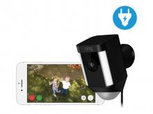 IP kamera RING Spotlight Cam Wired, Black